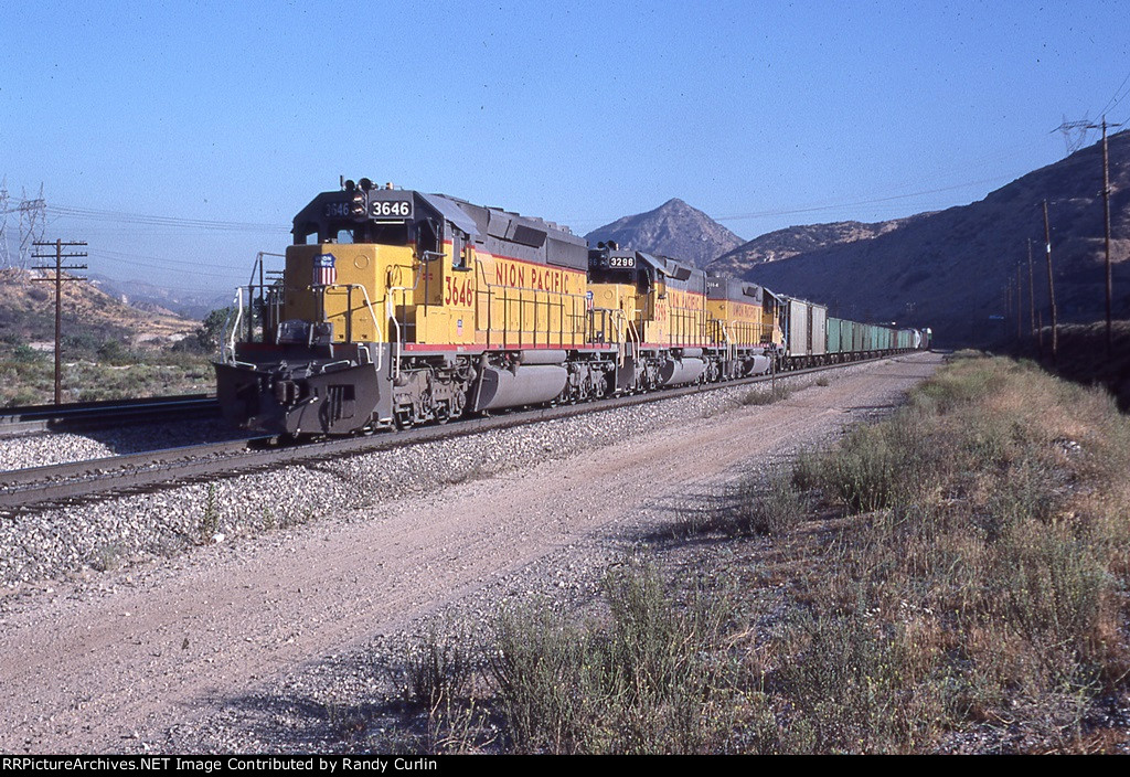 UP 3646 on Cajon Pass